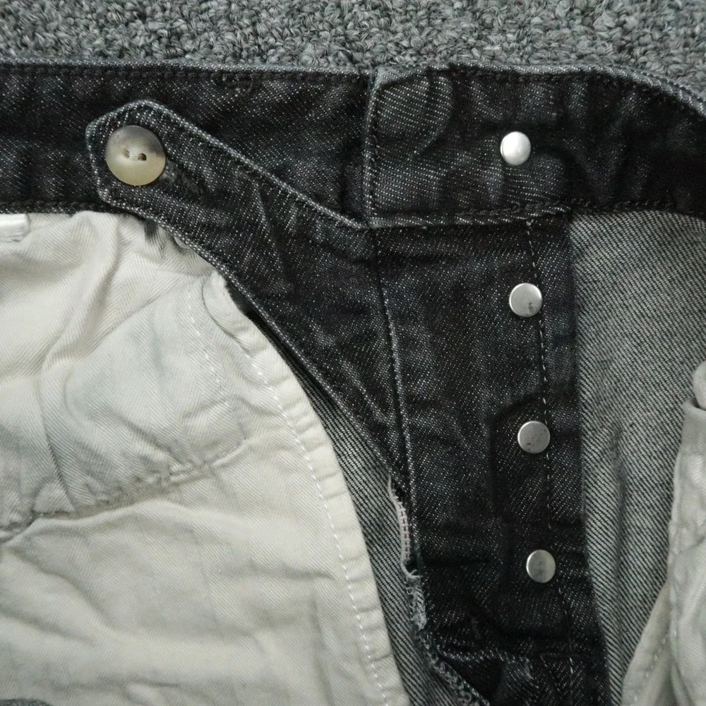 Suitsupply Jeans Mens 32x27 Black Selvedge Italian Candiani Denim 5 Pocket
